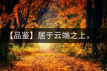 【品鑒】居于云端之上，把歲月“熟”透