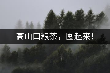 高山口糧茶，囤起來！