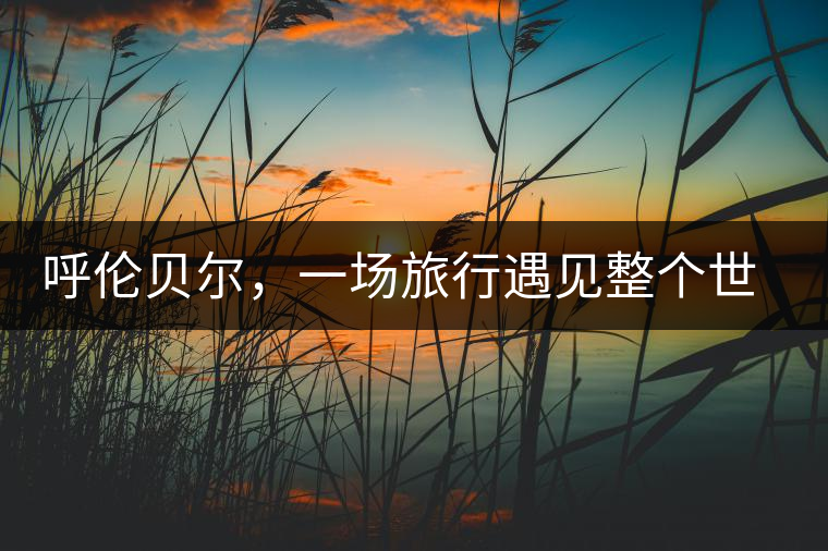 呼倫貝爾，一場(chǎng)旅行遇見(jiàn)整個(gè)世界