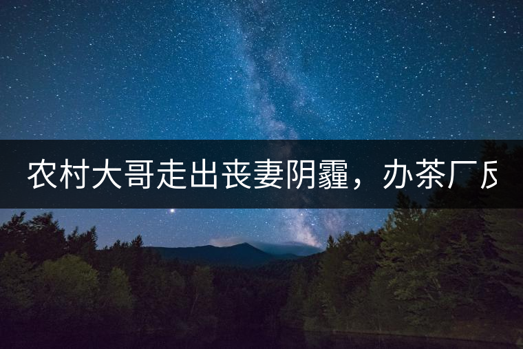 農村大哥走出喪妻陰霾，辦茶廠反哺鄉(xiāng)鄰，每天處理鮮葉4000斤
