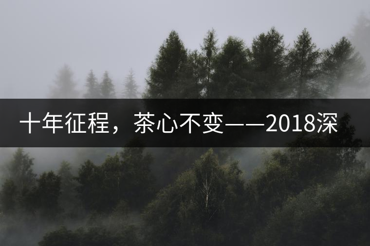 十年征程，茶心不變——2018深圳秋季茶博會(huì)12月13日隆重開幕！