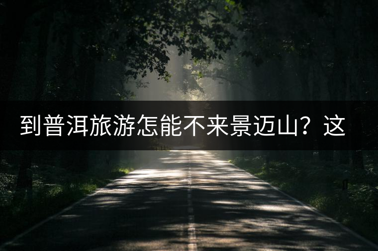 到普洱旅游怎能不來(lái)景邁山？這里的風(fēng)景美如畫(huà)！