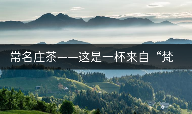 常名莊茶——這是一杯來(lái)自“梵天凈土”的茶 常名莊茶——這是一杯來(lái)自“梵天凈土”的茶