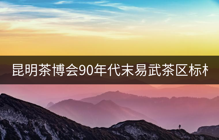 昆明茶博會(huì)90年代末易武茶區(qū)標(biāo)桿 售價(jià)26萬元 昆明茶博會(huì)90年代末易武茶區(qū)標(biāo)桿 售價(jià)26萬元