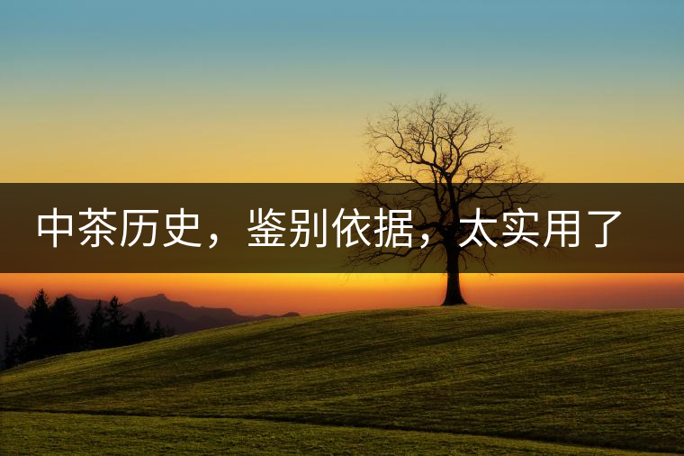 中茶歷史，鑒別依據(jù)，太實(shí)用了中茶歷史，鑒別依據(jù)，太實(shí)用了