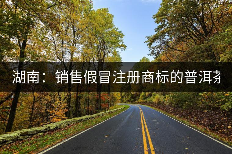 湖南：銷售假冒注冊商標的普洱茶 淘寶店主獲刑又罰金