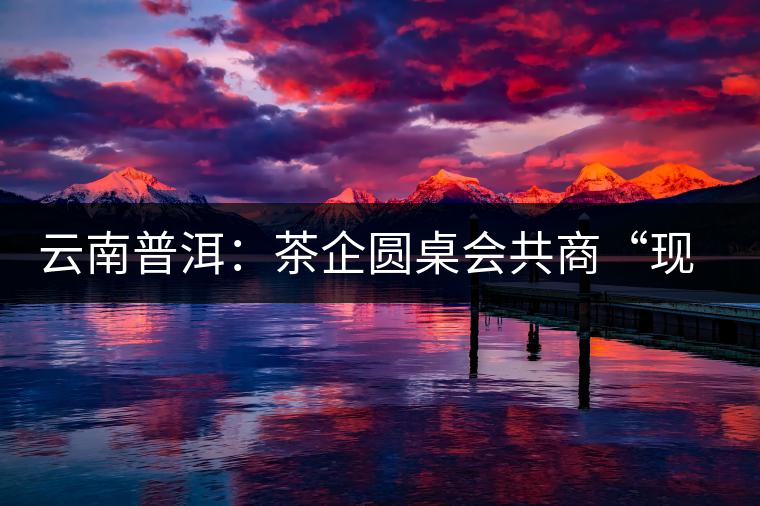 云南普洱:茶企圓桌會共商“現(xiàn)在·未來 云南普洱:茶企圓桌會共商“現(xiàn)在·未來