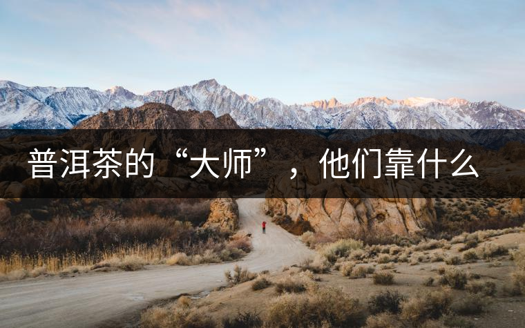 普洱茶的“大師”，他們靠什么來斷茶？