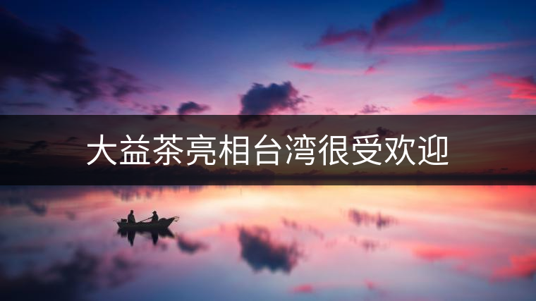 大益茶亮相臺灣很受歡迎