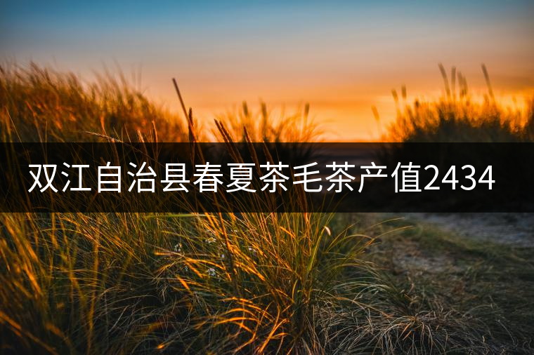雙江自治縣春夏茶毛茶產(chǎn)值243465.12萬元，平均價(jià)穩(wěn)居全市版首