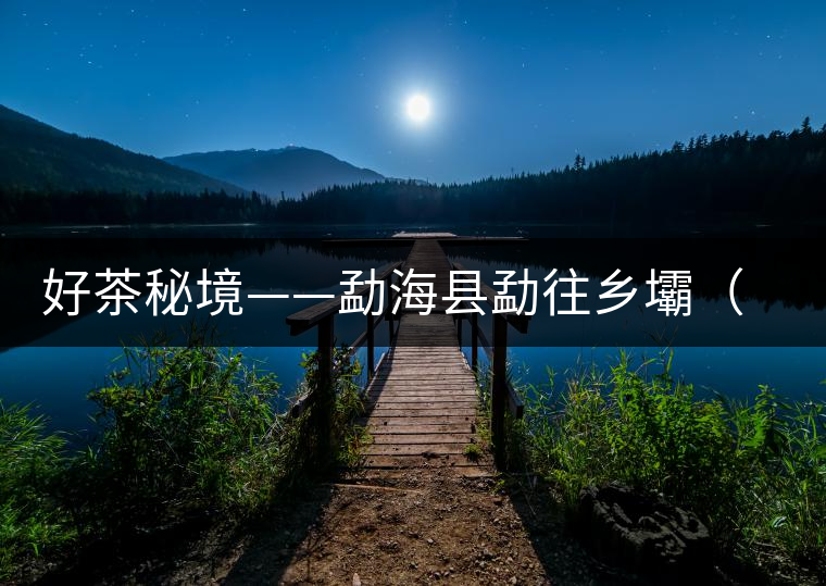 好茶秘境——勐海縣勐往鄉(xiāng)壩(壩)散村 好茶秘境——勐海縣勐往鄉(xiāng)壩(壩)散村