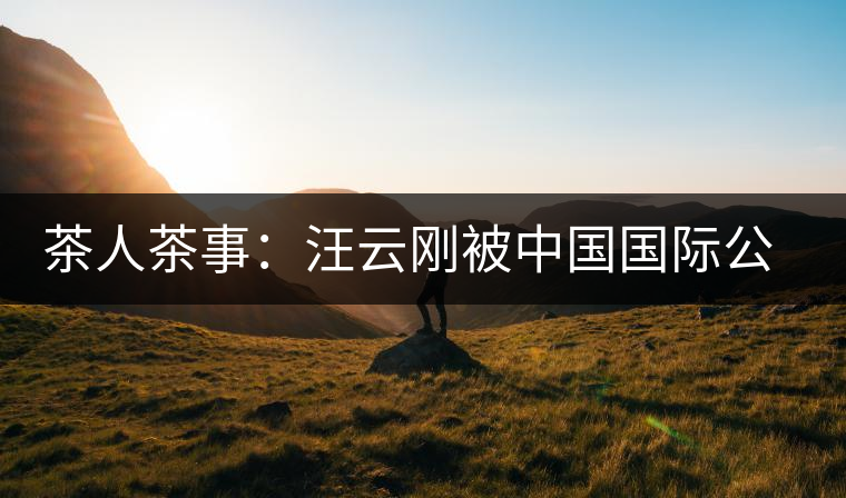 茶人茶事：汪云剛被中國(guó)國(guó)際公共關(guān)系聯(lián)合會(huì)聘為專家顧問(wèn)