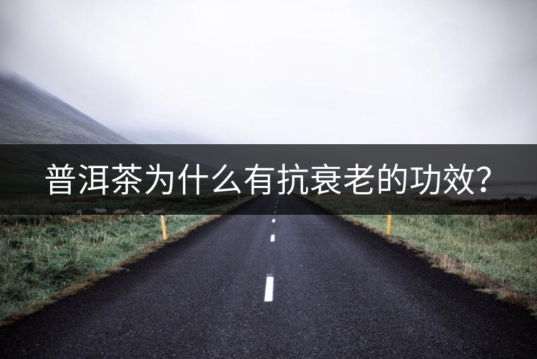 普洱茶為什么有抗衰老的功效? 普洱茶為什么有抗衰老的功效?