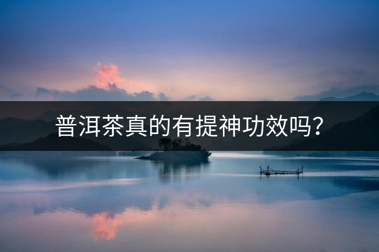 普洱茶真的有提神功效嗎？