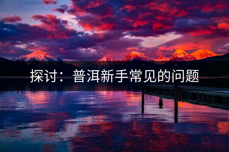 探討:普洱新手常見(jiàn)的問(wèn)題 探討:普洱新手常見(jiàn)的問(wèn)題