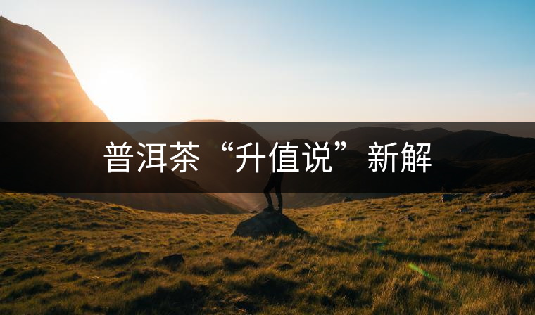 普洱茶“升值說”新解 普洱茶“升值說”新解