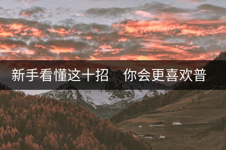 新手看懂這十招　你會(huì)更喜歡普洱茶