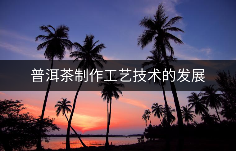 普洱茶制作工藝技術的發(fā)展 普洱茶制作工藝技術的發(fā)展