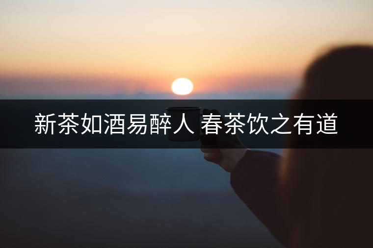 新茶如酒易醉人 春茶飲之有道