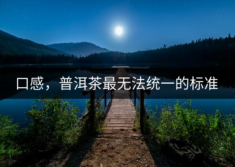 口感，普洱茶最無法統(tǒng)一的標(biāo)準(zhǔn)