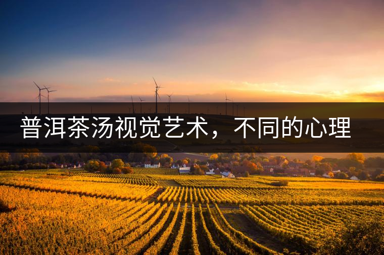 普洱茶湯視覺(jué)藝術(shù)，不同的心理享受