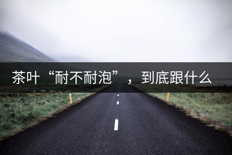茶葉“耐不耐泡”，到底跟什么有關(guān)？