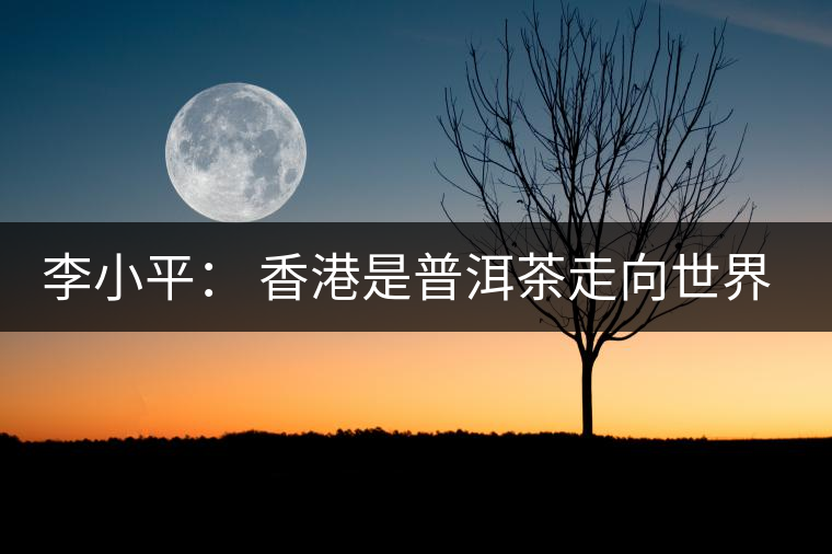 李小平: 香港是普洱茶走向世界的重要平臺(tái) 李小平: 香港是普洱茶走向世界的重要平臺(tái)