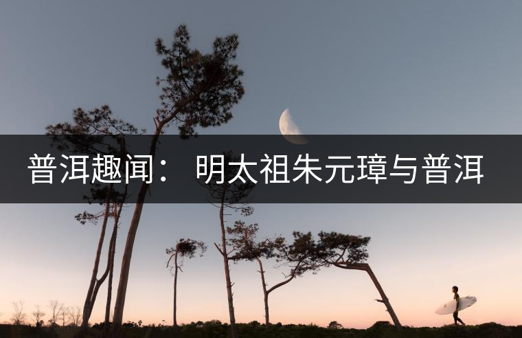 普洱趣聞: 明太祖朱元璋與普洱餅茶、團茶 普洱趣聞: 明太祖朱元璋與普洱餅茶、團茶