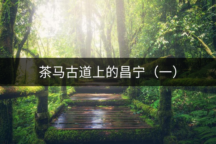 茶馬古道上的昌寧（一）