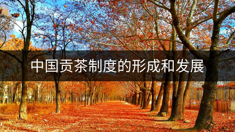 中國貢茶制度的形成和發(fā)展