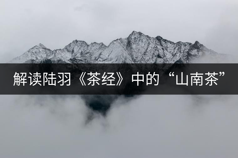 解讀陸羽《茶經(jīng)》中的“山南茶”