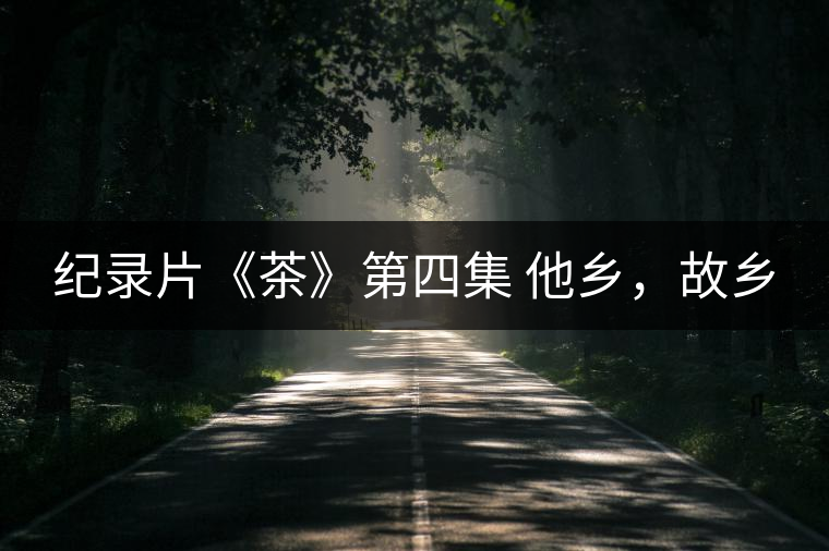 紀錄片《茶》第四集 他鄉(xiāng),故鄉(xiāng) 紀錄片《茶》第四集 他鄉(xiāng),故鄉(xiāng)