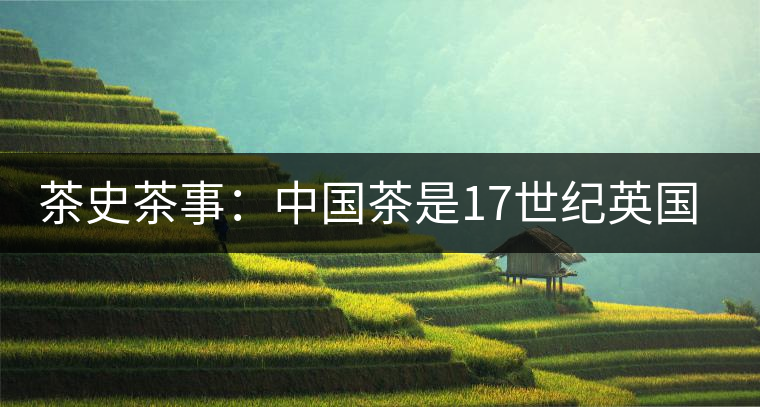 茶史茶事:中國(guó)茶是17世紀(jì)英國(guó)的靈丹妙藥 茶史茶事:中國(guó)茶是17世紀(jì)英國(guó)的靈丹妙藥
