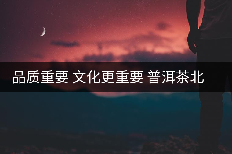 品質(zhì)重要 文化更重要 普洱茶北上任重而道遠 品質(zhì)重要 文化更重要 普洱茶北上任重而道遠