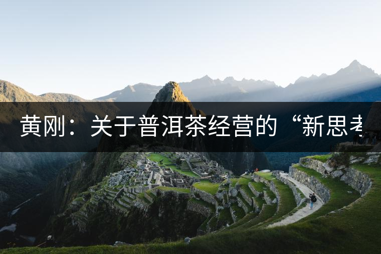 黃剛:關于普洱茶經營的“新思考與新方法”(2014上/合集) 黃剛:關于普洱茶經營的“新思考與新方法”(2014上/合集)