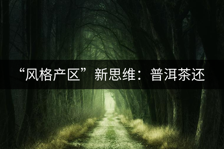 “風(fēng)格產(chǎn)區(qū)”新思維：普洱茶還有無必要再區(qū)分山頭？