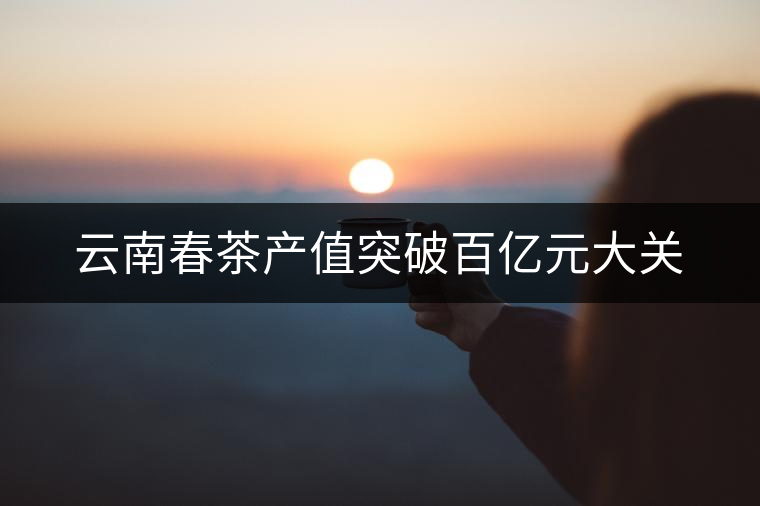 云南春茶產(chǎn)值突破百億元大關(guān) 云南春茶產(chǎn)值突破百億元大關(guān)