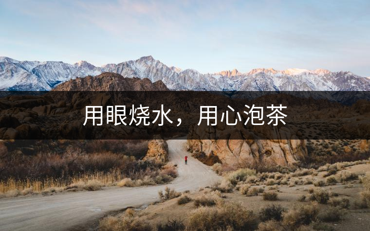 用眼燒水，用心泡茶