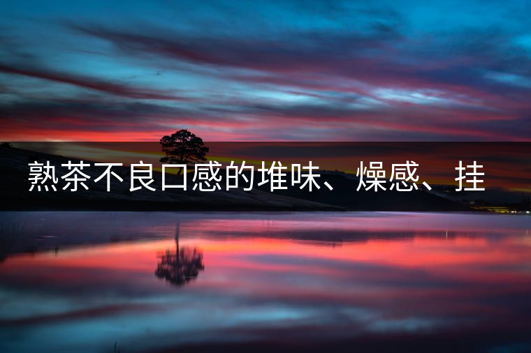 熟茶不良口感的堆味、燥感、掛喉