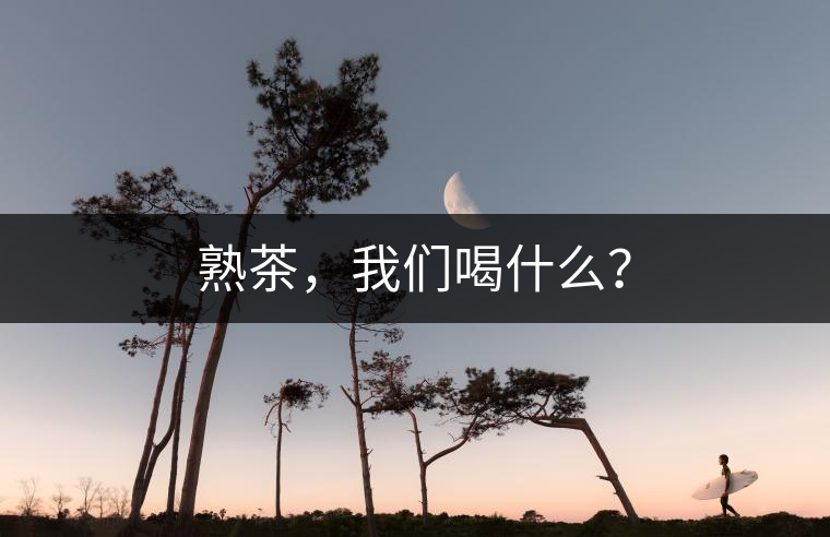 熟茶，我們喝什么？