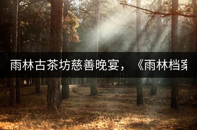 雨林古茶坊慈善晚宴，《雨林檔案·曼松》拍出106萬！