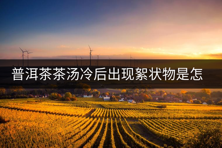 普洱茶茶湯冷后出現(xiàn)絮狀物是怎么回事？