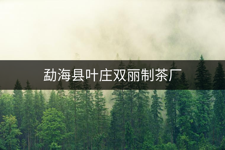 勐?？h葉莊雙麗制茶廠