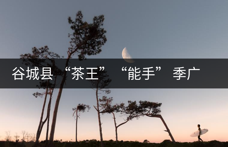 谷城縣 “茶王”“能手” 季廣成創(chuàng)新品牌打響品牌 谷城縣 “茶王”“能手” 季廣成創(chuàng)新品牌打響品牌