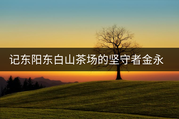 記東陽東白山茶場的堅(jiān)守者金永平 記東陽東白山茶場的堅(jiān)守者金永平