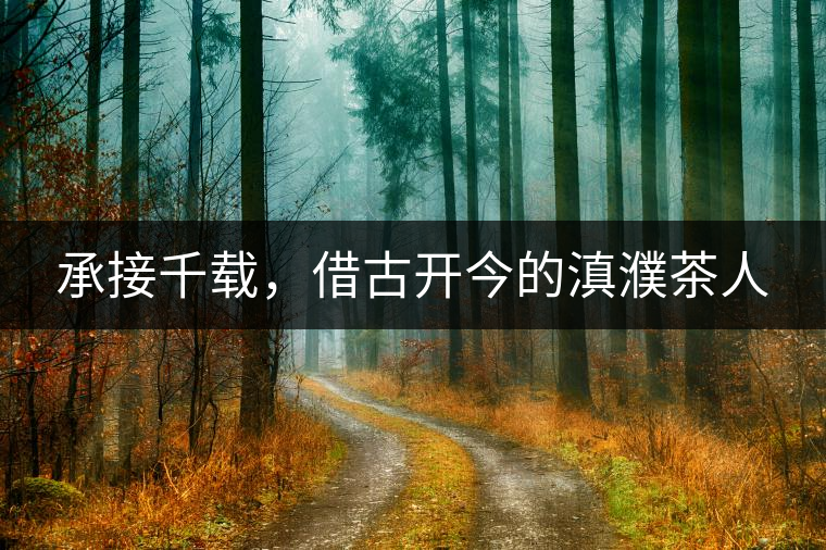 承接千載，借古開今的滇濮茶人