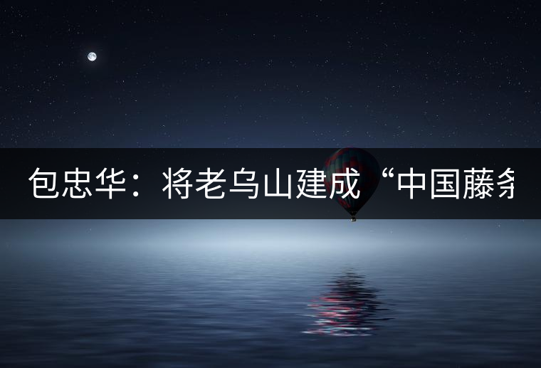 包忠華:將老烏山建成“中國(guó)藤條茶之鄉(xiāng)” 包忠華:將老烏山建成“中國(guó)藤條茶之鄉(xiāng)”