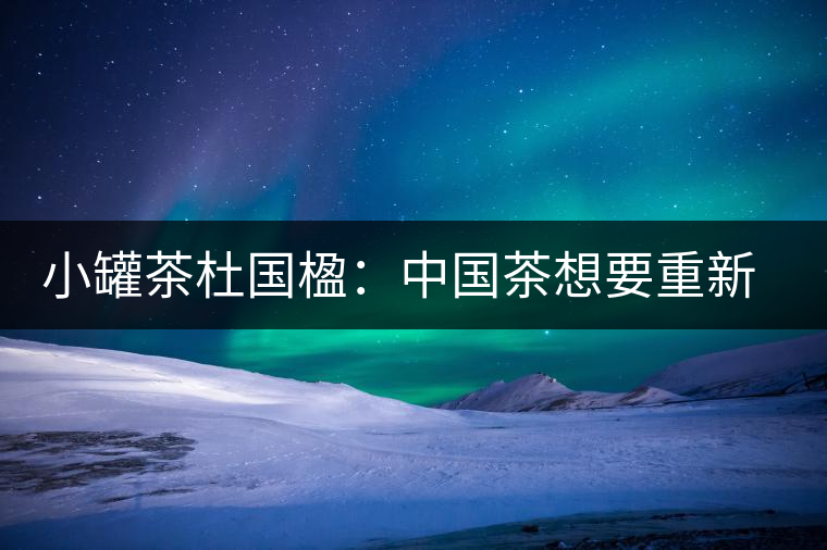 小罐茶杜國(guó)楹：中國(guó)茶想要重新走向世界，就要把用戶體驗(yàn)變簡(jiǎn)單
