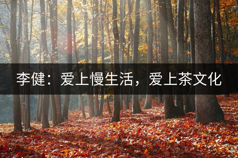 李健：愛(ài)上慢生活，愛(ài)上茶文化