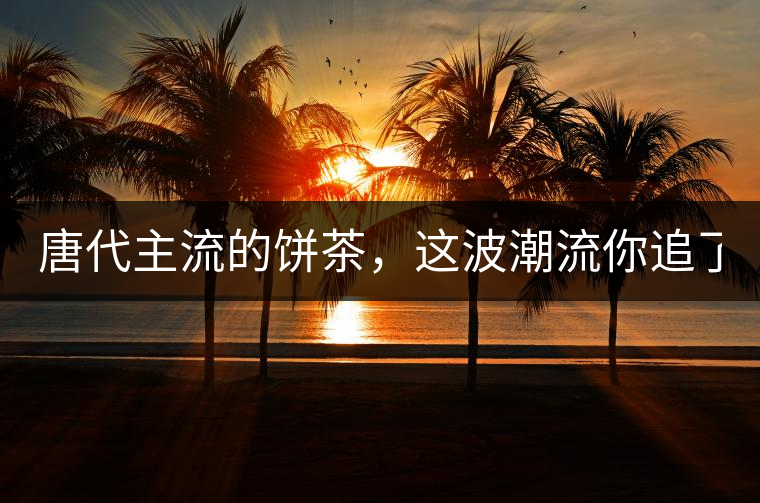 唐代主流的餅茶，這波潮流你追了嗎？